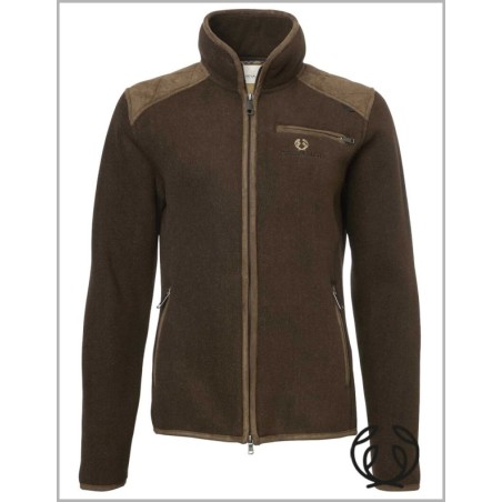 BLUZA Chevalier Ashwick fleece jacket damski, KURTKA ciepły polar Brown