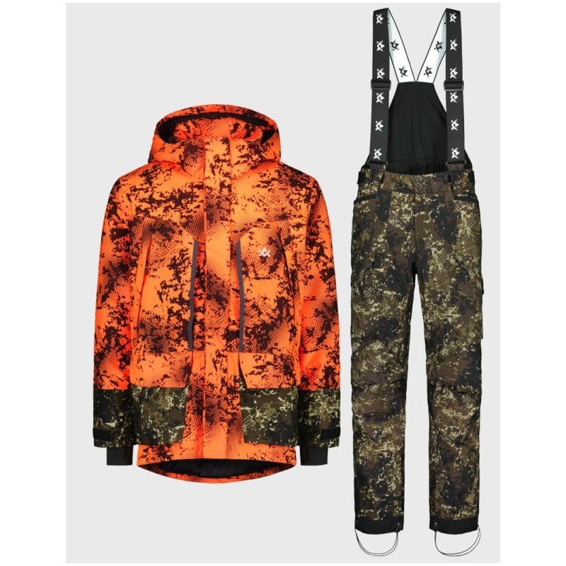 Komplet ALASKA Tundra BlindTech Blaze Blur ocieplany zestaw myśliwski membrana APS