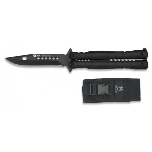 Nóż motylek K25 02131 Balisong Black