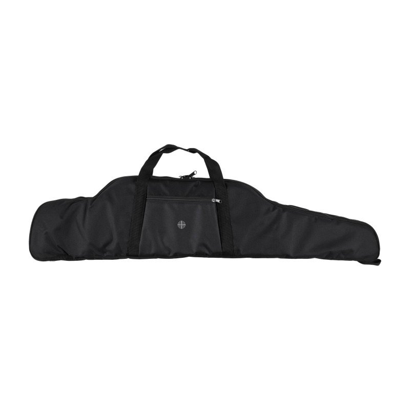 Pokrowiec Forsport na dwie jednostki broni 132 cm - czarny, haft biała tarcza