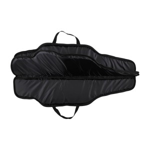Pokrowiec Forsport na dwie jednostki broni 132 cm - czarny, haft biała tarcza