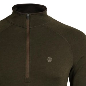 Sweter męski Beretta Merino Half Zip, zielony