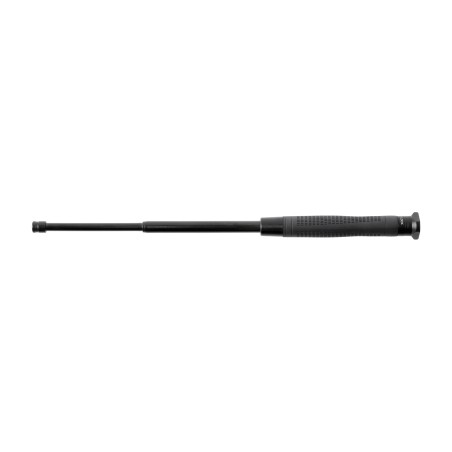 Pałka teleskopowa ESP Ergonomic Easy Lock 20" czarna hartowana, rękojeść czarna z uchwytem BHT-55, trójkątne zakończenie rękojeś