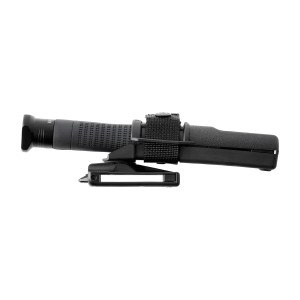 Pałka teleskopowa ESP Ergonomic Easy Lock 20" czarna hartowana, rękojeść czarna z uchwytem BHT-55, trójkątne zakończenie rękojeś