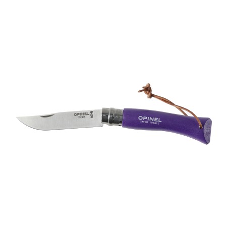 Nóż składany Opinel Colorama 07 inox grab fioletowy