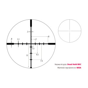Luneta celownicza Vortex Crossfire II 3-9x50 1'' BDC