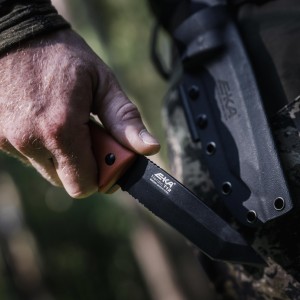 Nóż o stałej klindze Eka Nordic T12 pomarańczowy