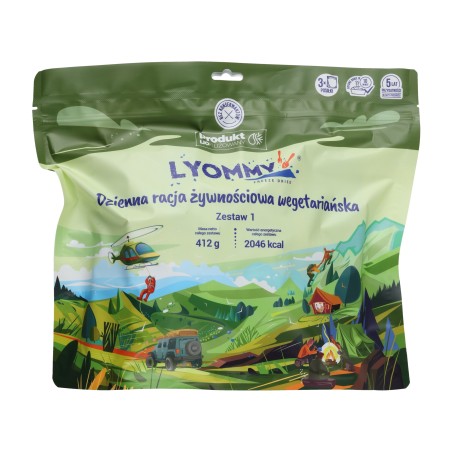 Racja żywnościowa Lyommy wegetariańska - zestaw 1