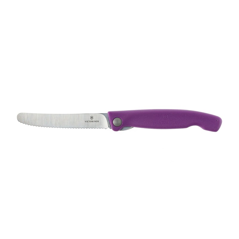 Nóż do steków i pizzy Victorinox Swiss Classic 6.7835.FC1 ząbkowany fioletowy