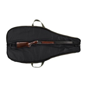 Pokrowiec na broń Forsport 125 cm - oliwkowy, haft czarna głowa jelenia, biza oliwkowa
