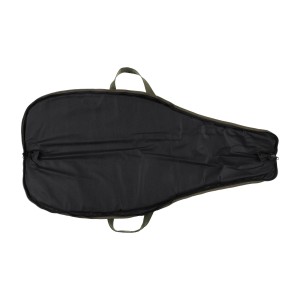 Pokrowiec na broń Forsport 125 cm - oliwkowy, haft czarna głowa jelenia, biza oliwkowa