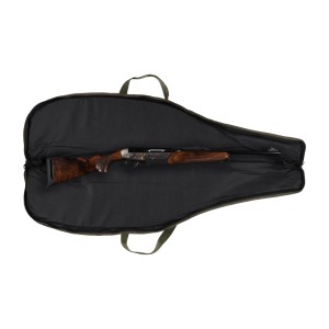 Pokrowiec na broń Forsport 125 cm - oliwkowy, haft dzik stoi w trawie, biza oliwkowa
