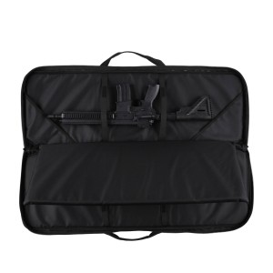 Pokrowiec na broń Forsport Tactical na dwie jednostki broni 105 cm - czarny, haft beżowy celownik VX
