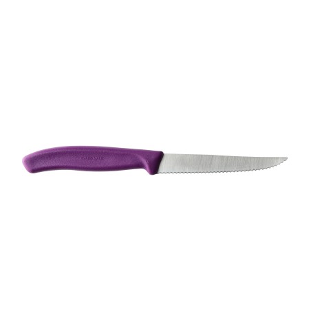 Nóż do steków i pizzy Victorinox Swiss Classic 6.7235.C1 ząbkowany fioletowy