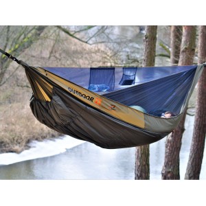 Hamak Flyhamak OutDoor II ciemnooliwkowy