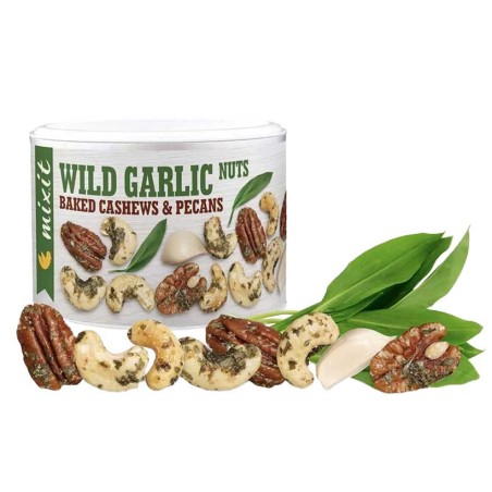 Pieczone orzechy z czosnkiem niedźwiedzim Mixit Wild Garlic Nuts 150 g