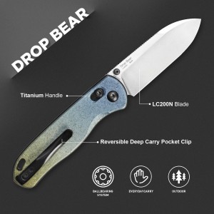 Nóż Kizer Drop Bear Titanium LC200N