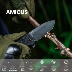 Nóż Kizer Amicus G10 9Cr18MoV