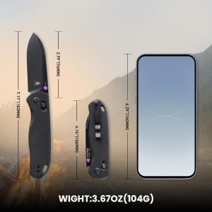 Nóż Kizer Drop Bear Black Aluminum 154CM