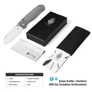 Nóż Kizer Drop Bear Micarta 154CM