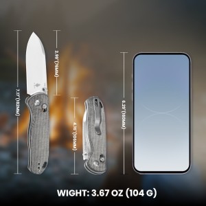 Nóż Kizer Drop Bear Micarta 154CM