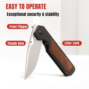 Nóż Kizer Militaw G10+Mkuruti 154CM