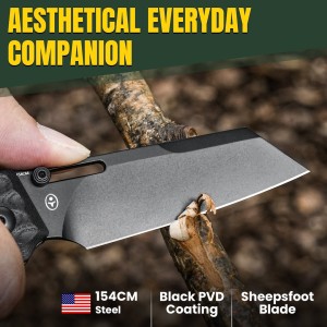 Nóż Kizer Task G10 Black 154CM