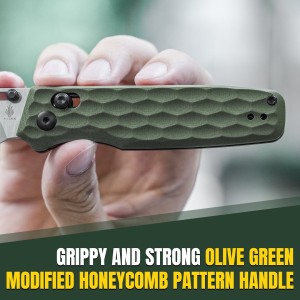 Nóż Kizer Task G10 OD Green 154CM