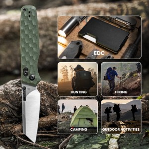 Nóż Kizer Task G10 OD Green 154CM