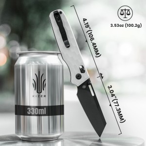 Nóż Kizer Task White G10 Nitro-V