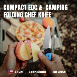 Nóż Kizer Mini Momo Blue Aluminum 154CM