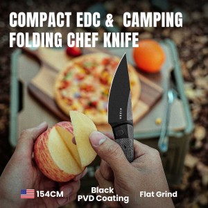 Nóż Kizer Mini Momo Aluminum+Micarta 154CM