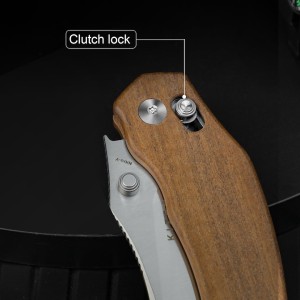 Nóż Kizer Bulldog Mkuruti Wood Nitro-V