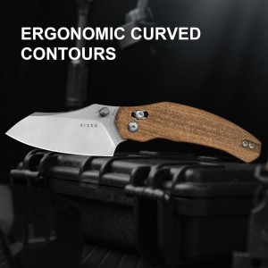 Nóż Kizer Bulldog Mkuruti Wood Nitro-V