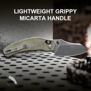 Nóż Kizer Bulldog Micarta Nitro-V