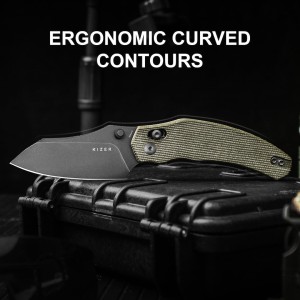 Nóż Kizer Bulldog Micarta Nitro-V