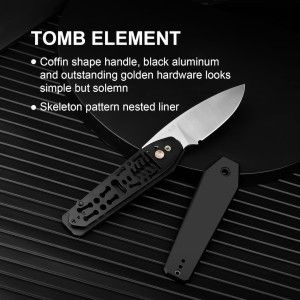 Nóż Kizer Tomb Aluminum Nitro-V
