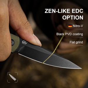 Nóż Kizer Bamboo G10 OD Green Nitro-V