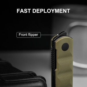 Nóż Kizer Bamboo G10 OD Green Nitro-V