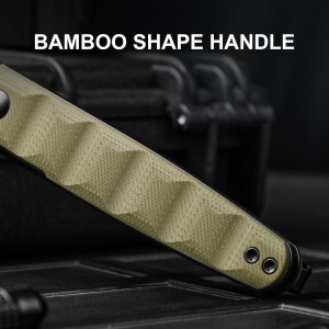 Nóż Kizer Bamboo G10 OD Green Nitro-V