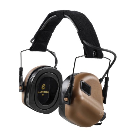 Aktywne ochronniki słuchu Earmor M31-CB Plus coyote brown