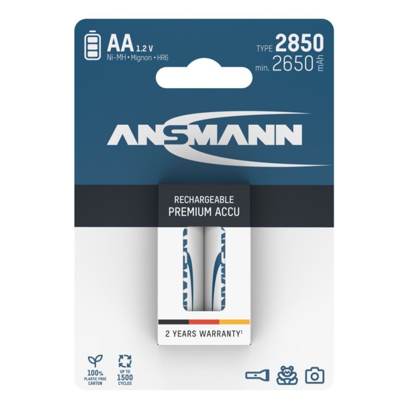 Akumulator Ansmann NiMH AA/HR6 typ 2850, 2 szt