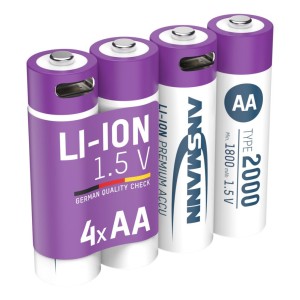 Akumulatory Ansmann Li-Ion AA typ 2000, 4 szt