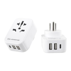 Adapter podróżny Lifeventure USA Travel Adaptor USB + USB C