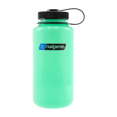 Butelka Nalgene Wide Mouth Glow 1 l - green