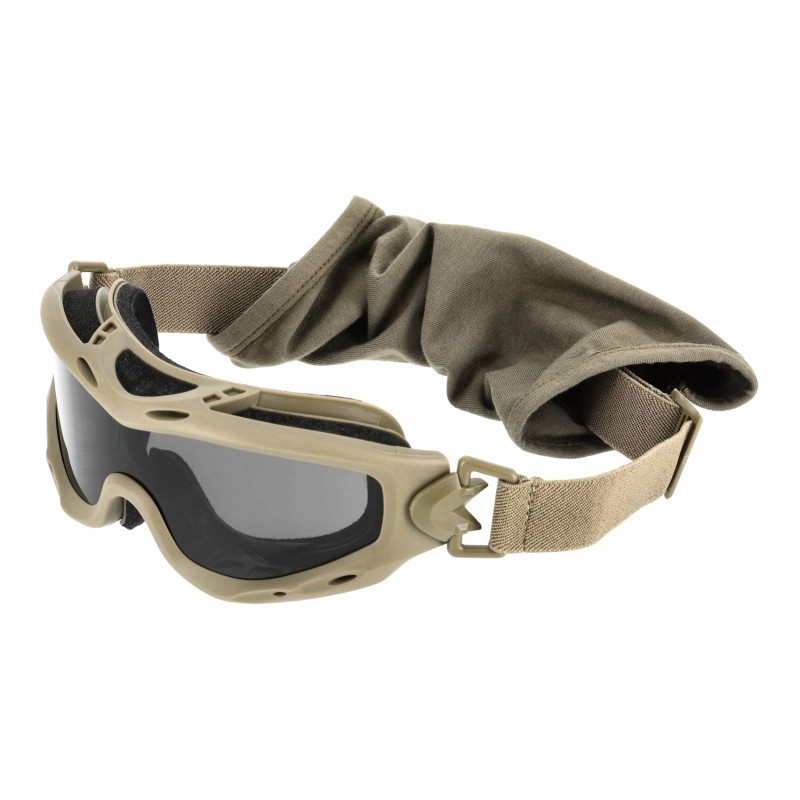 Gogle taktyczne Wiley X Spear SP29T grey / clear, jasnobrązowe oprawki