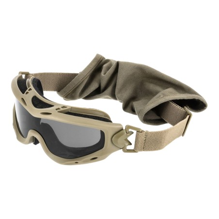 Gogle taktyczne Wiley X Spear SP29T grey / clear, jasnobrązowe oprawki