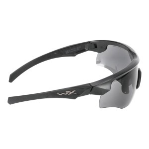 Okulary taktyczne Wiley X Rogue 2852 grey / clear / rust, czarne oprawki