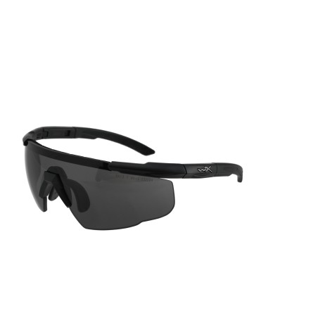 Okulary Wiley X Saber Advanced 308 smoke / clear / rust, czarne oprawki