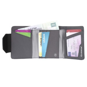 Portfel antykradzieżowy Lifeventure Recycled RFiD Wallet - olive